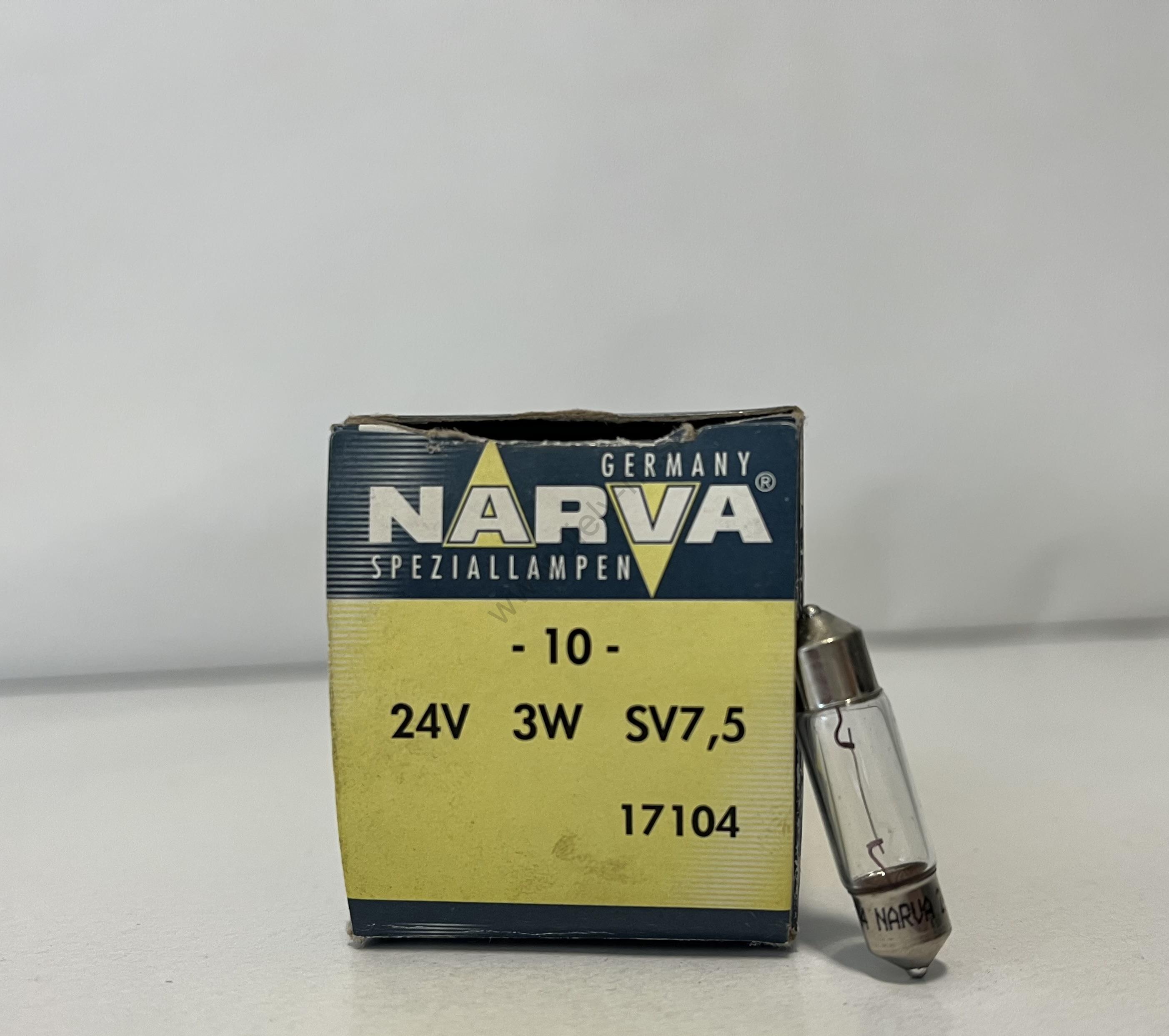 NARVA 24V 3W SV7,5
