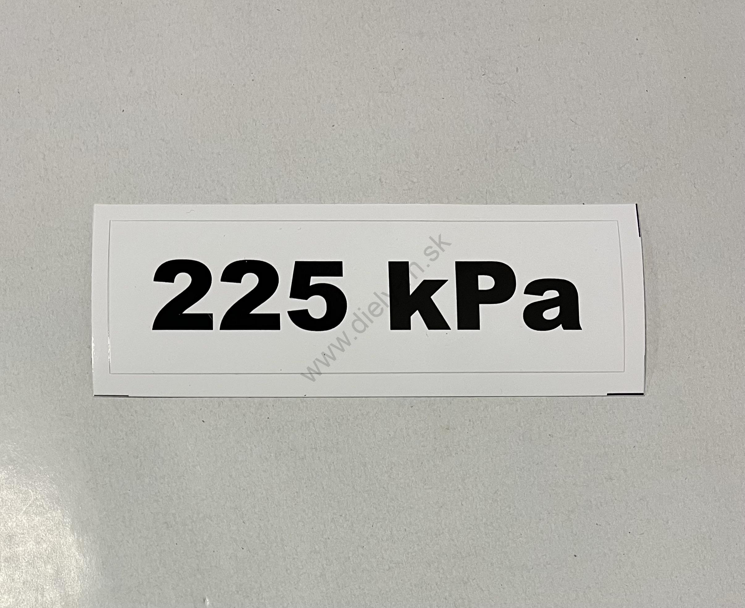 Označenie kPa 225