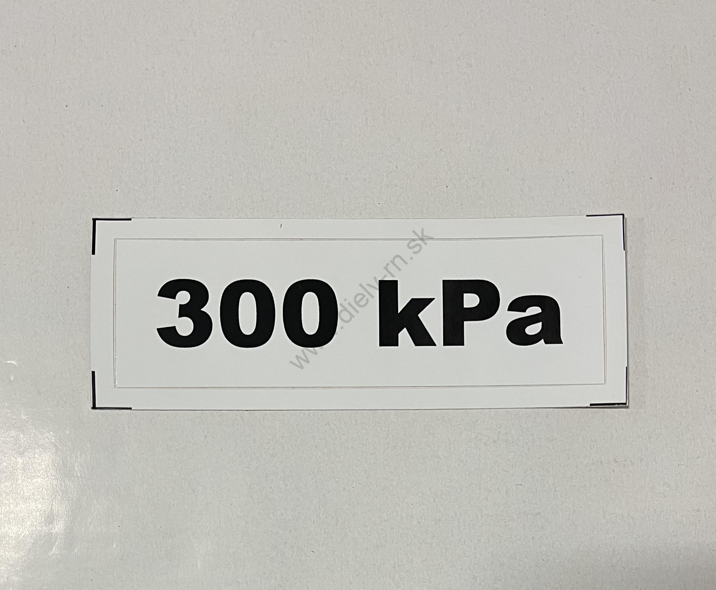 Označenie kPa 300