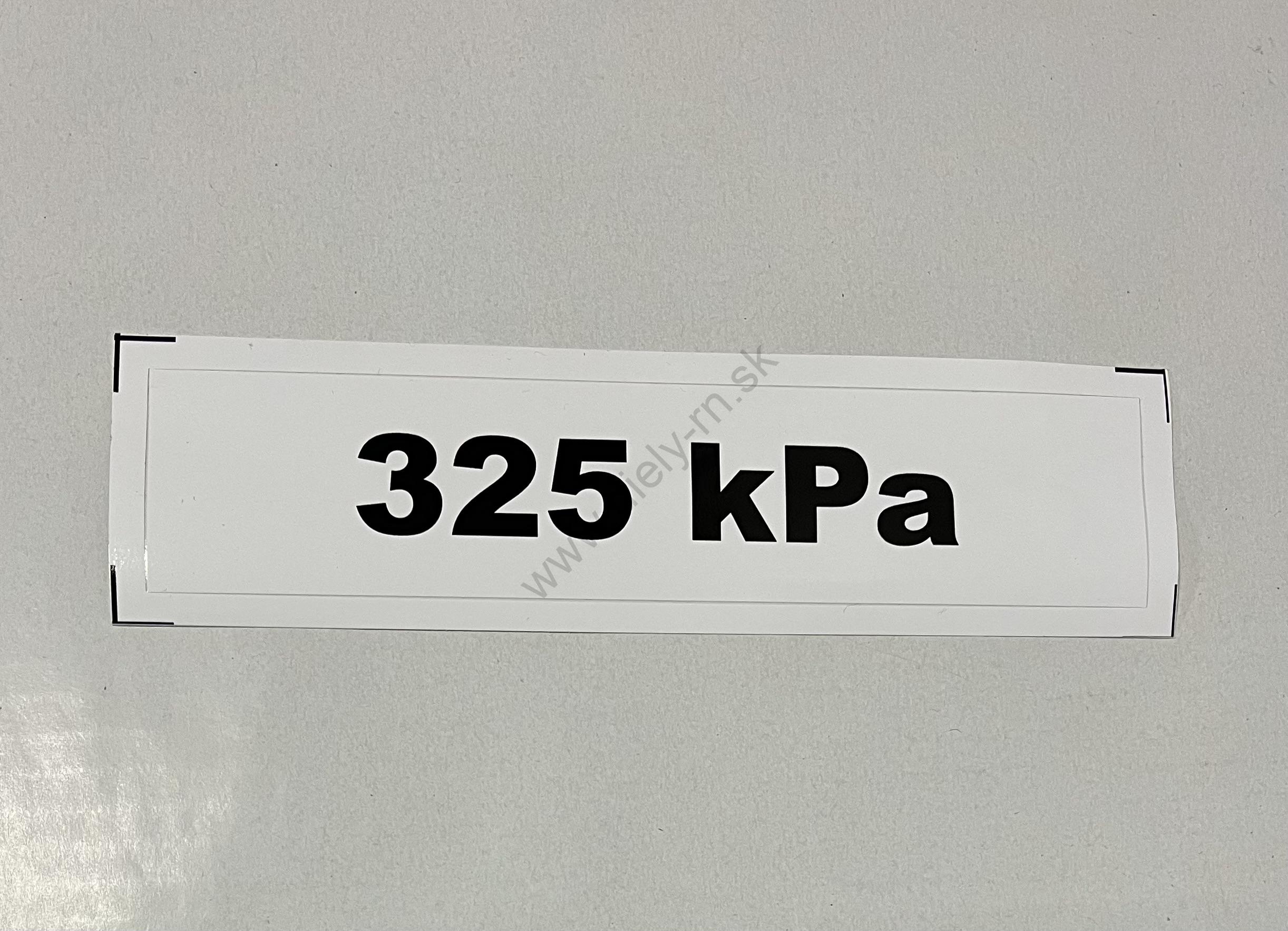 Označenie kPa 325