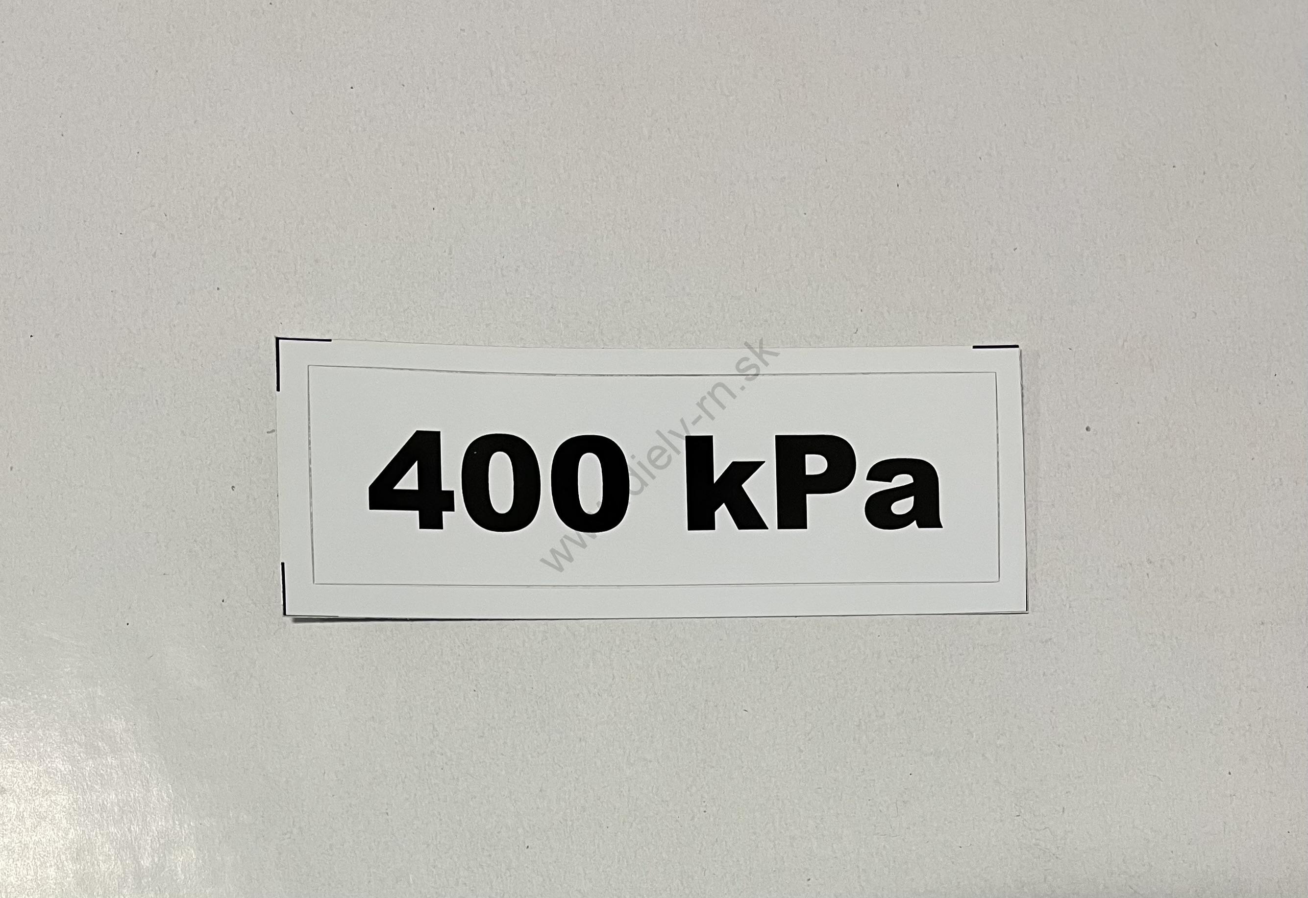 Označenie kPa 400