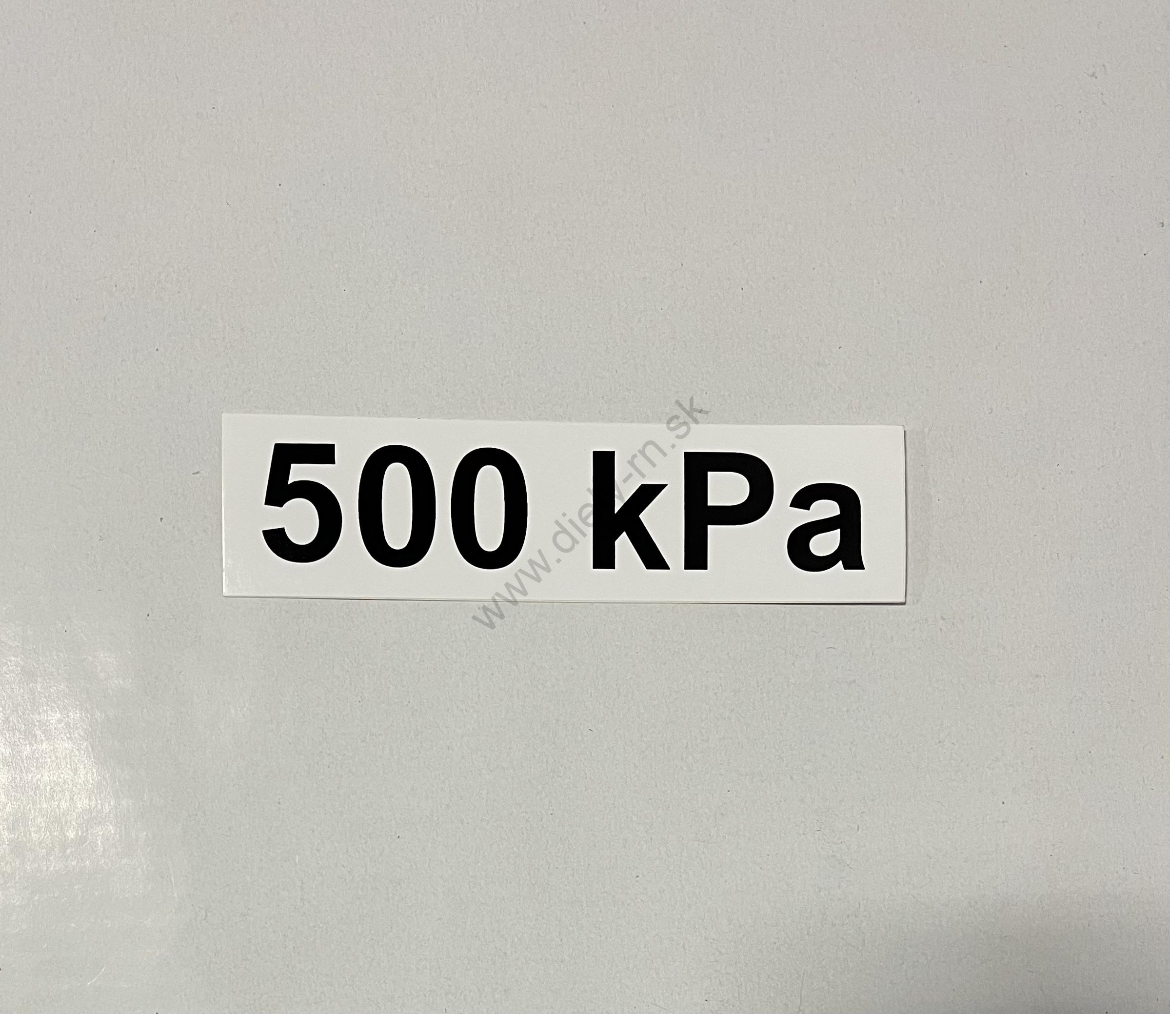 Označenie kPa 500