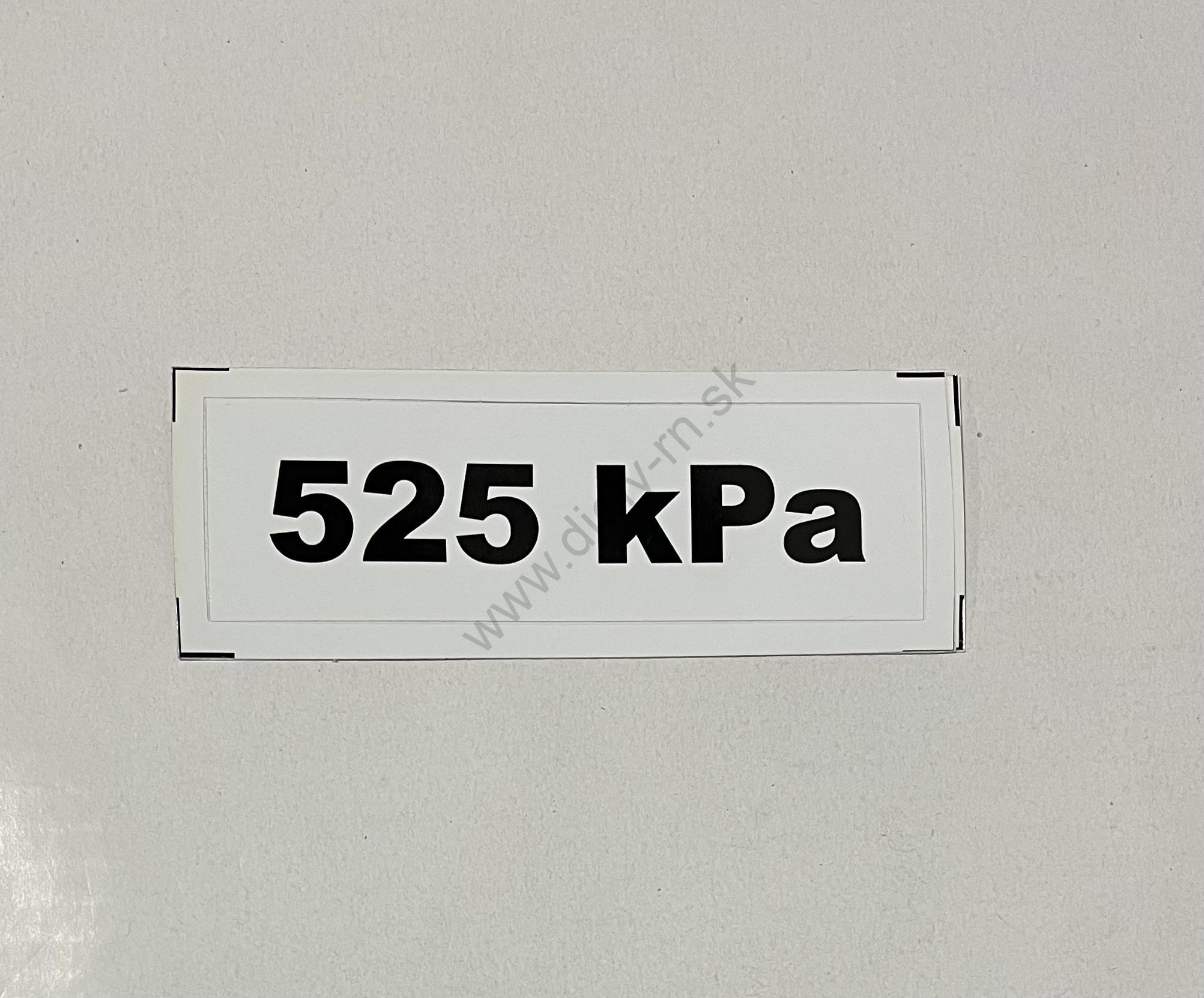 Označenie kPa 525
