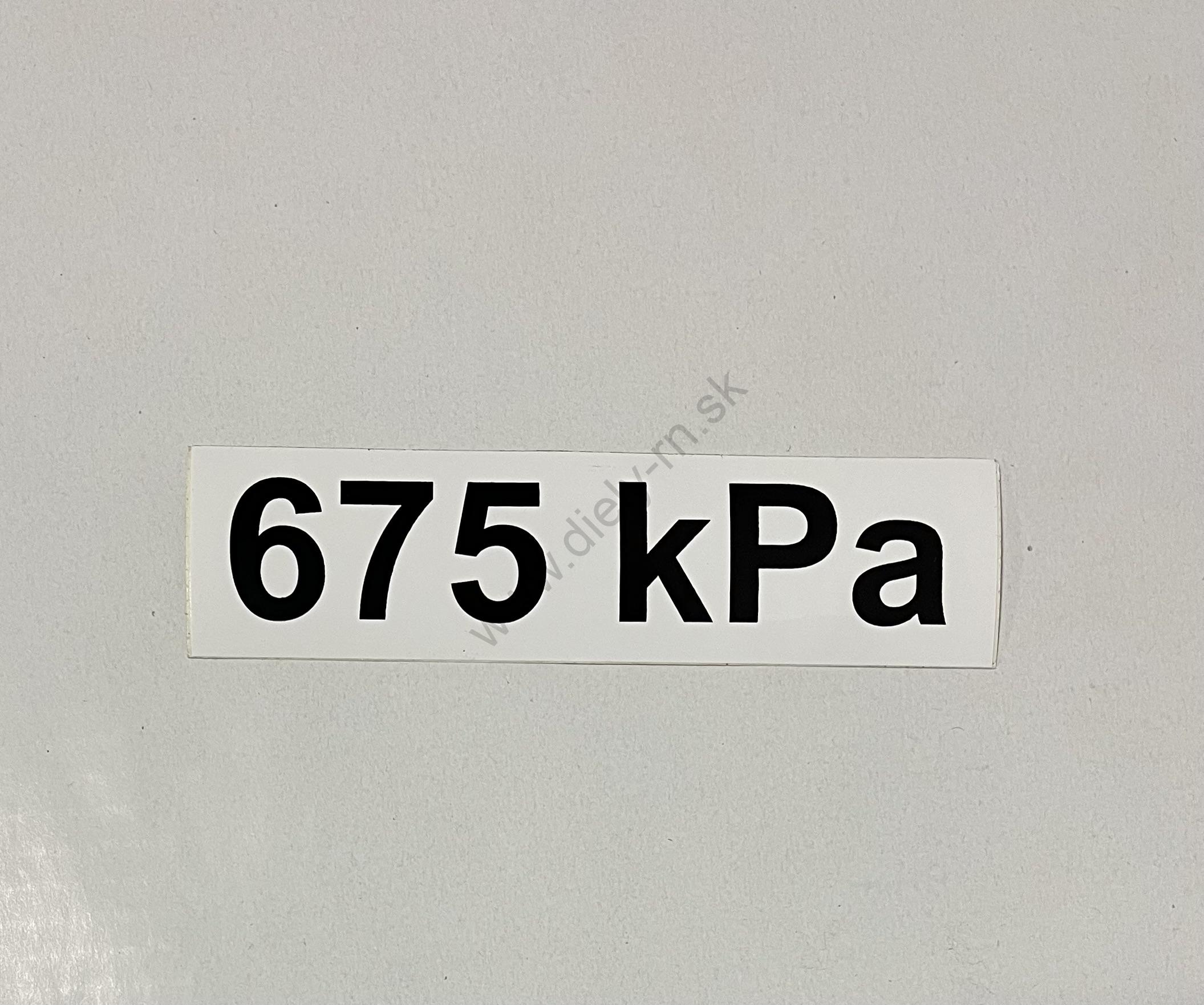 Označenie kPa 675