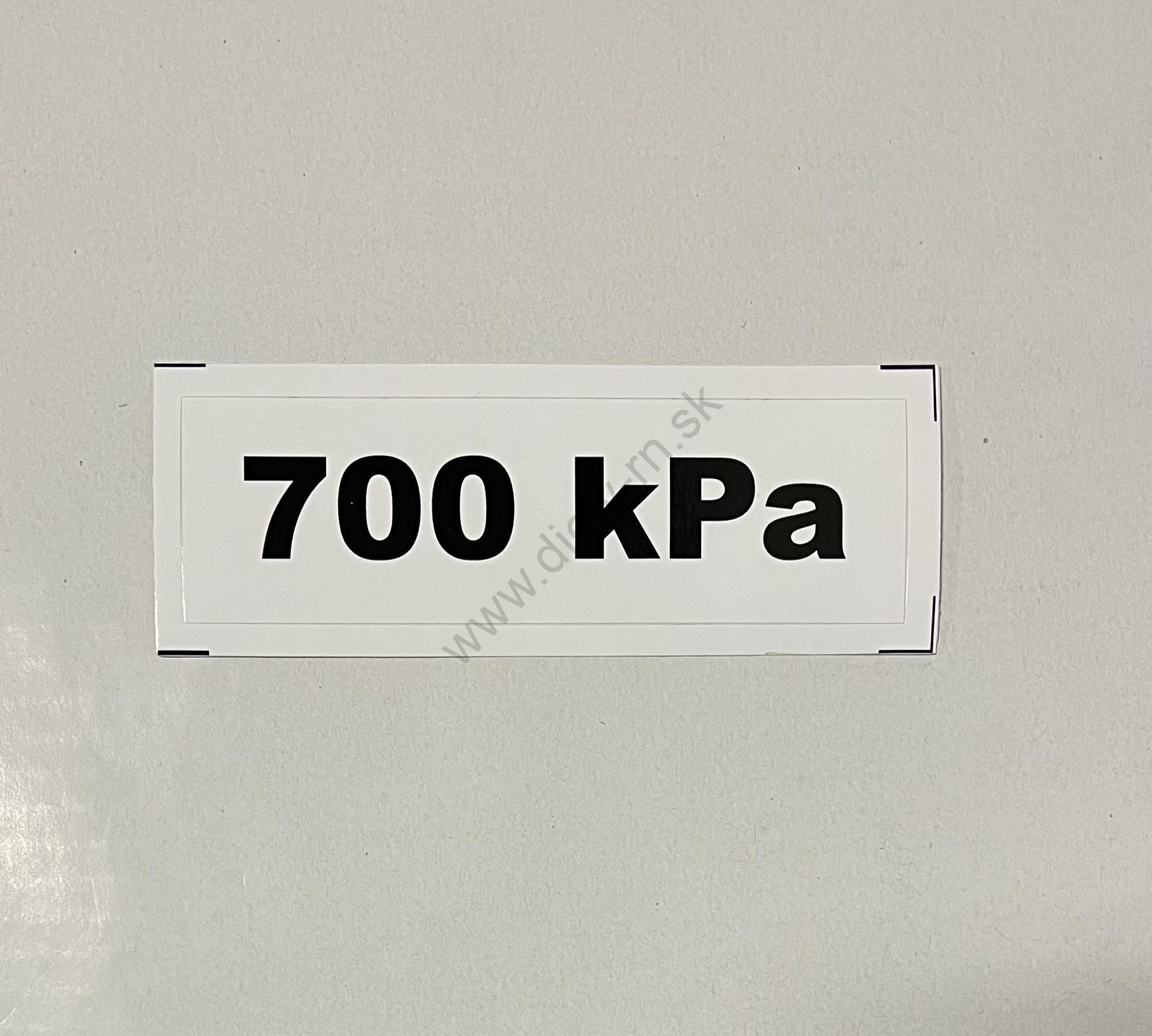 Označenie kPa 700