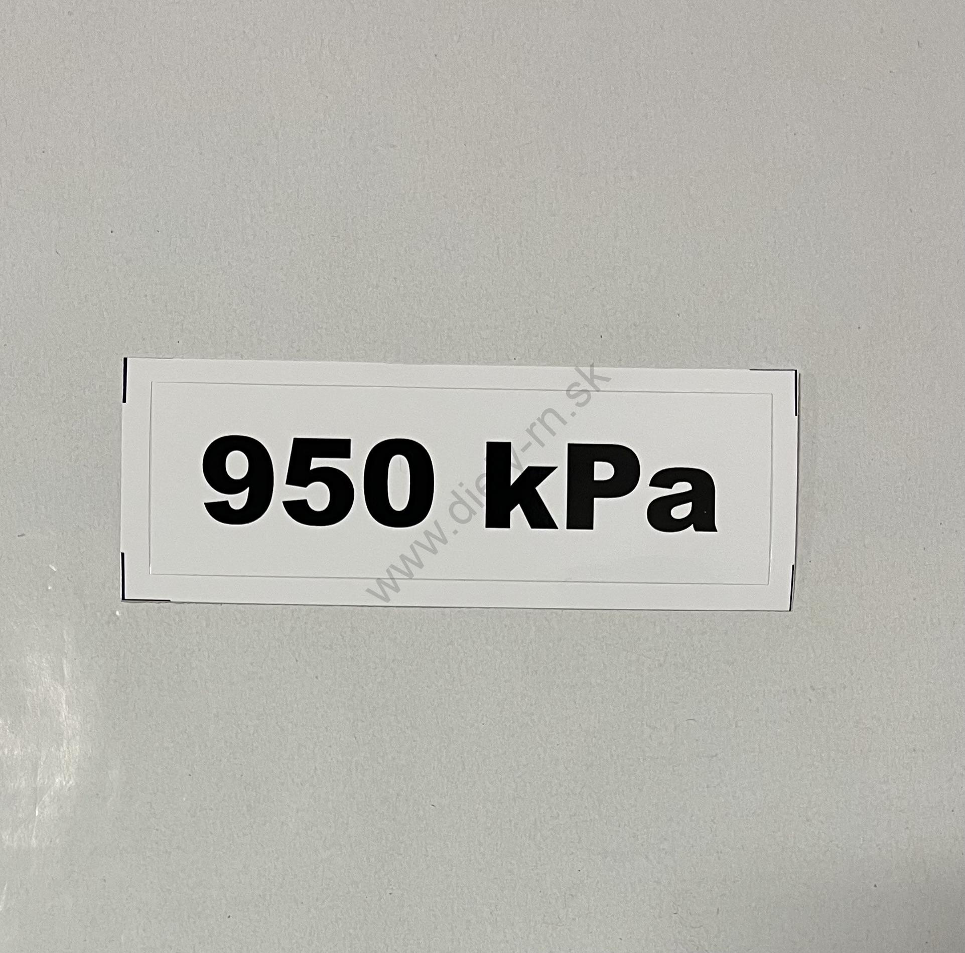 Označenie kPa 950