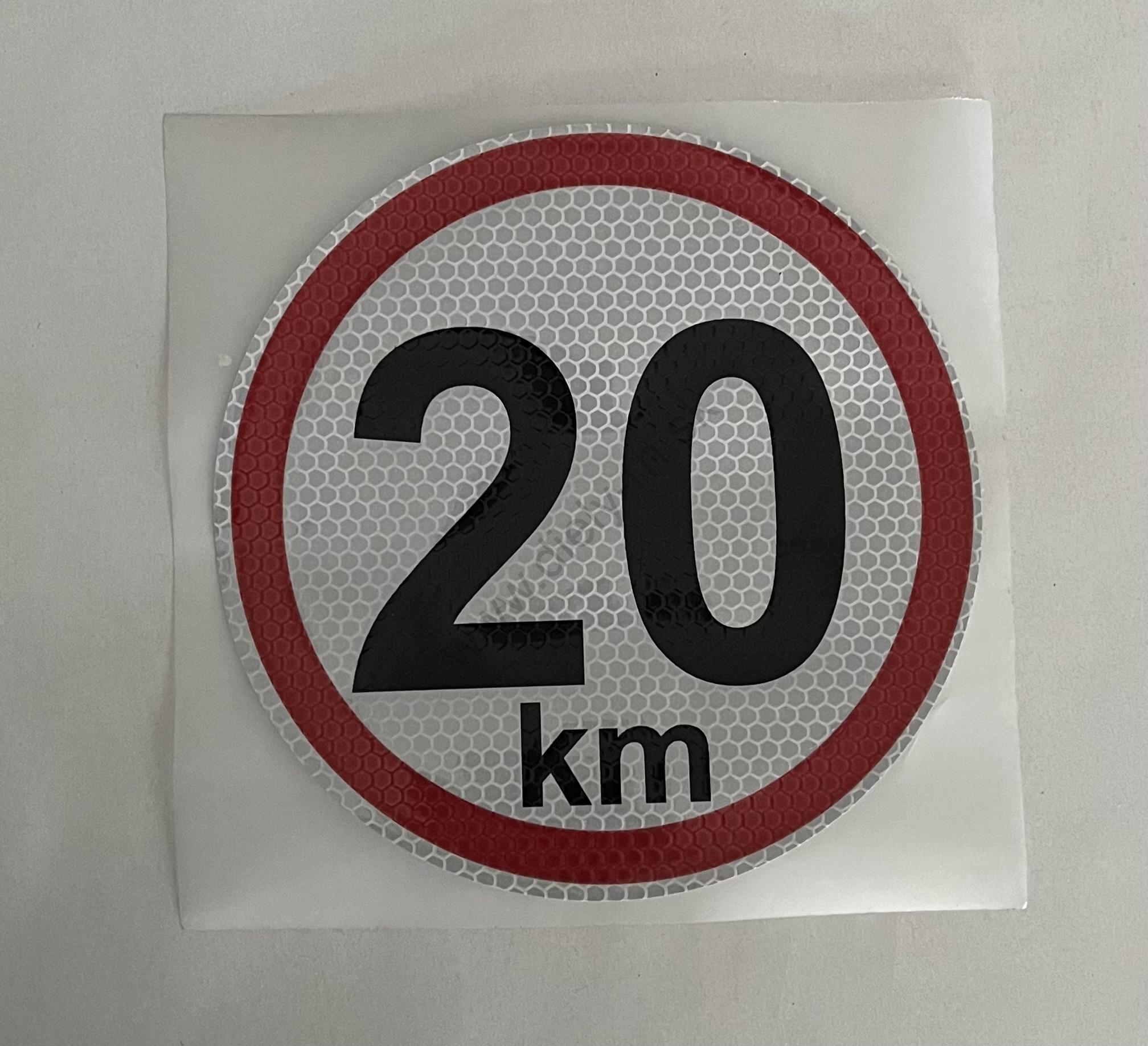 Označenie rýchlosti 20km/h