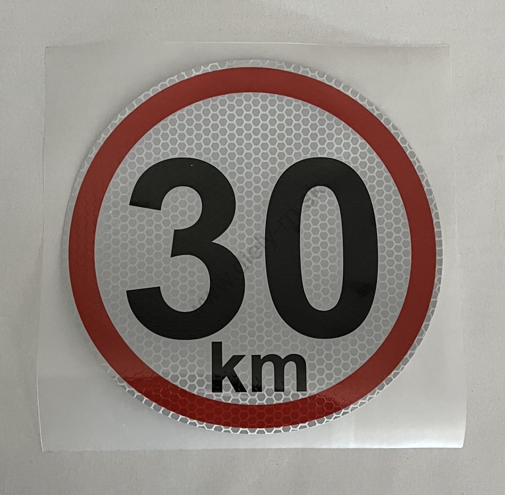 Označenie rýchlosti 30km/h