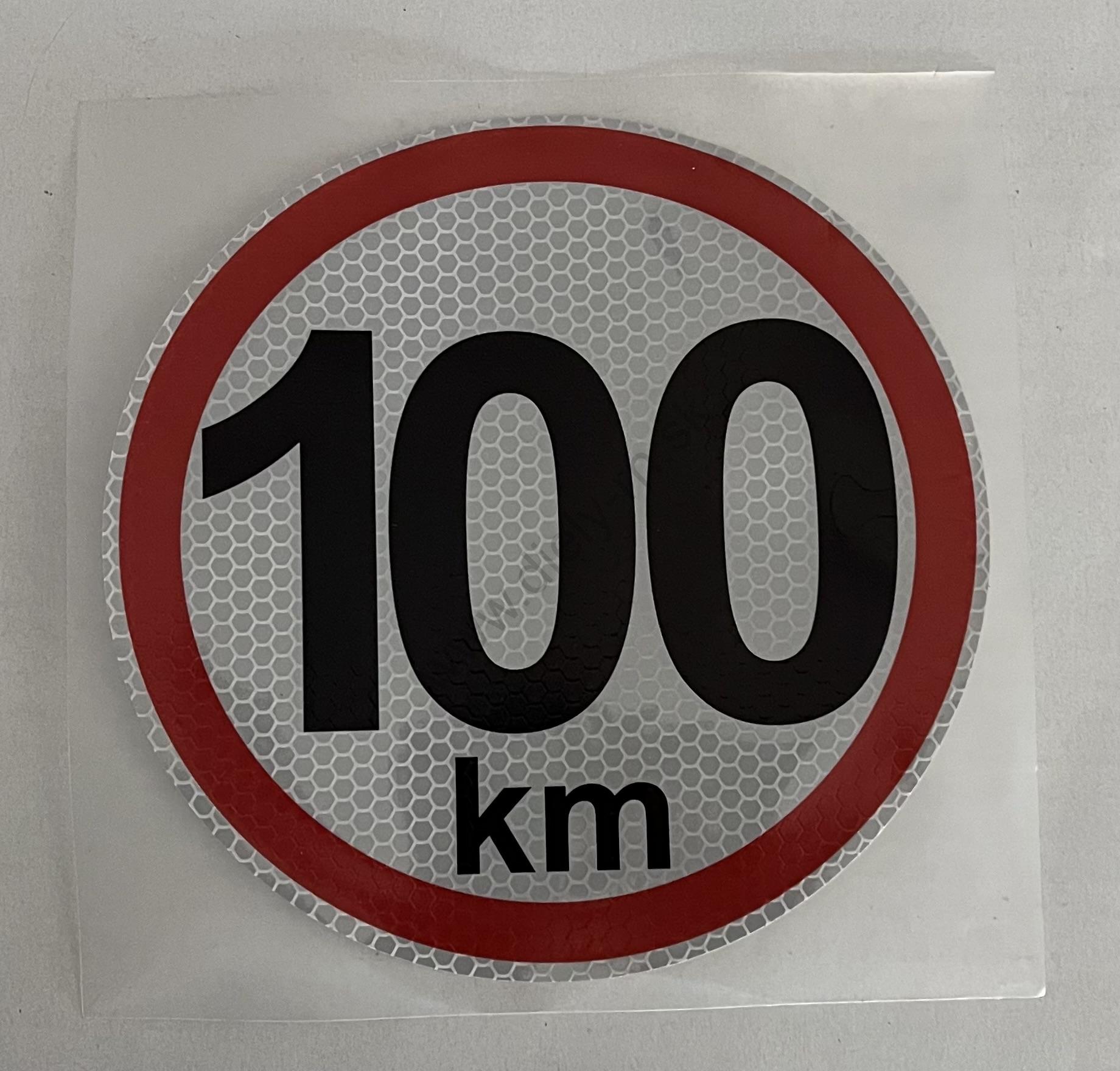 Označenie rýchlosti 100km/h