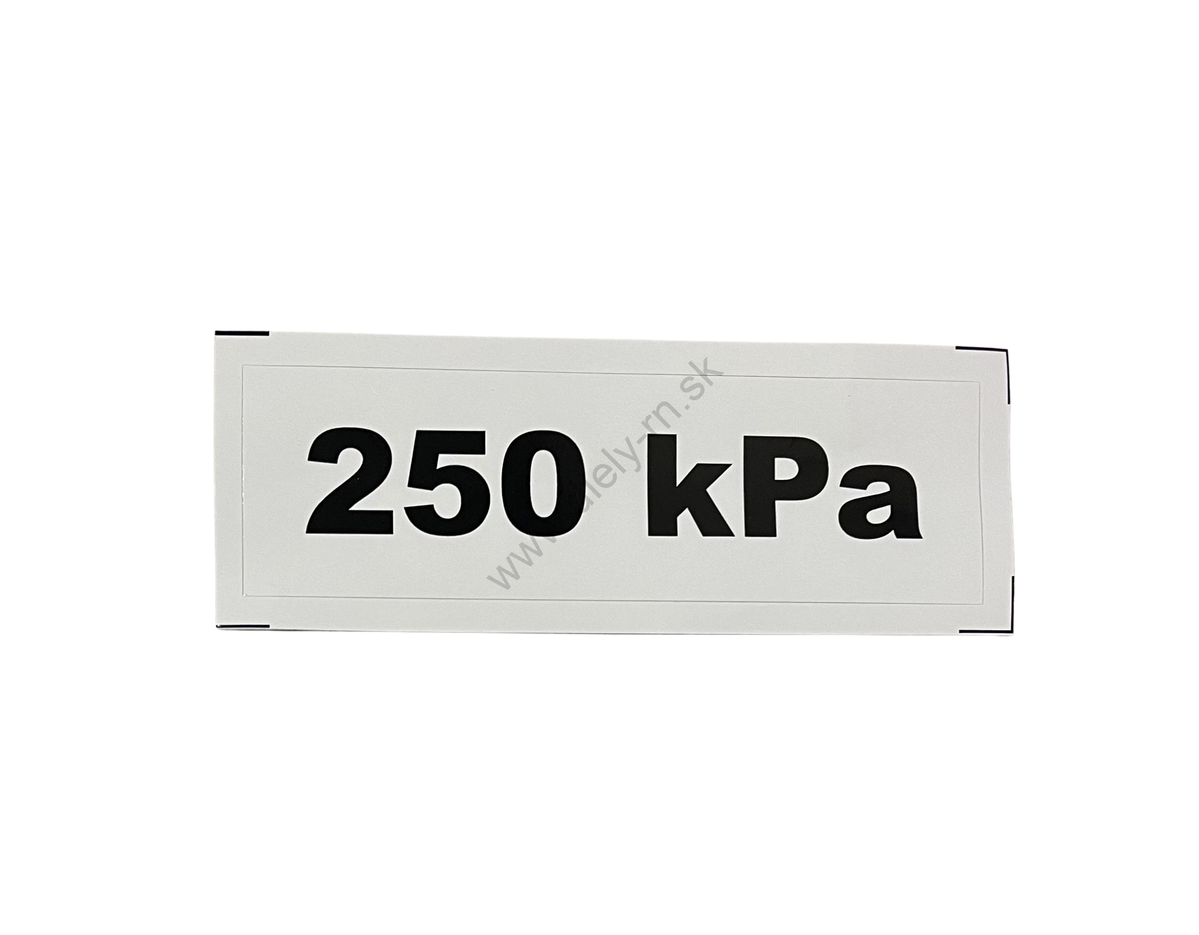 Označenie kPa 250