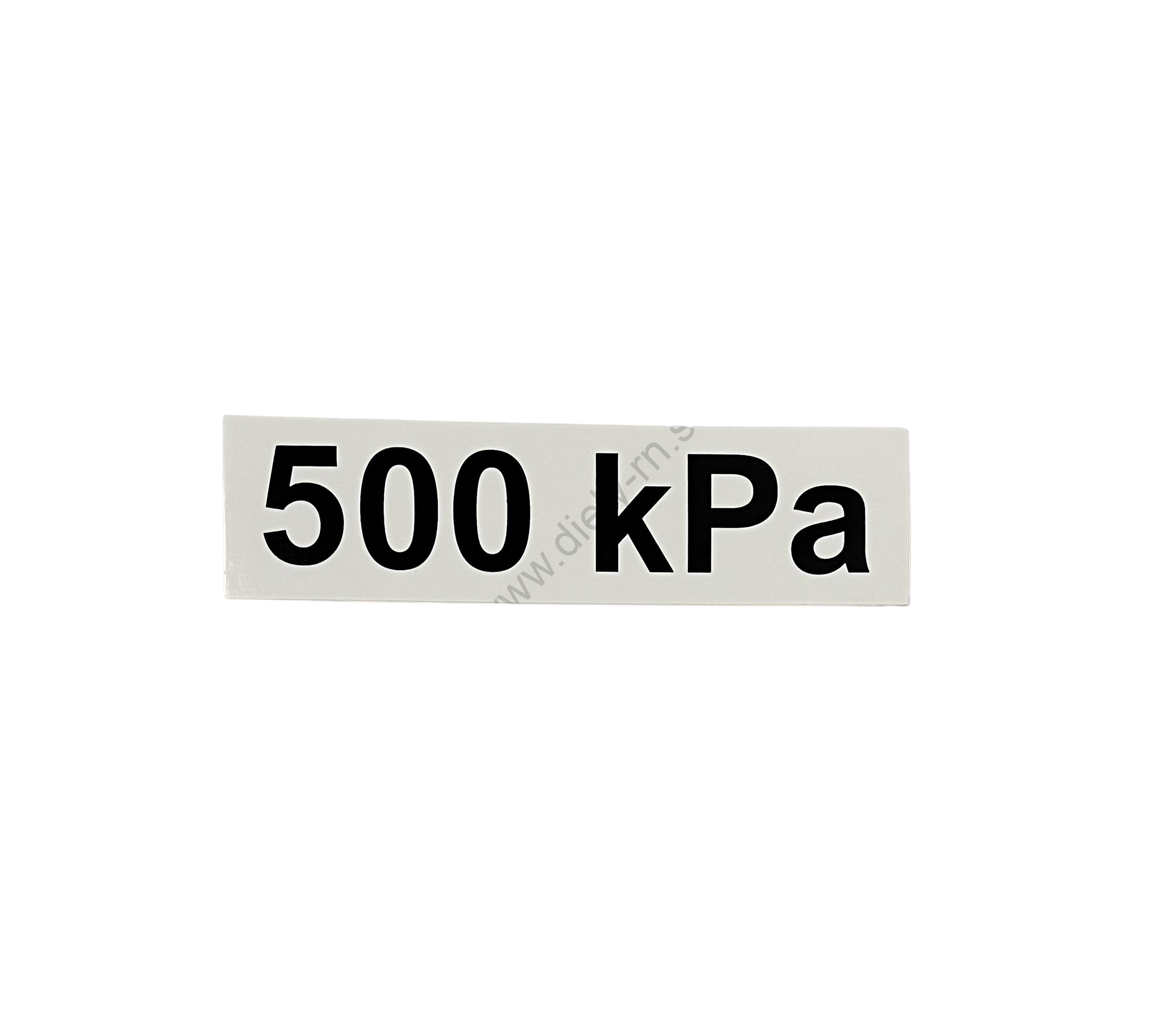 Označenie kPa 500