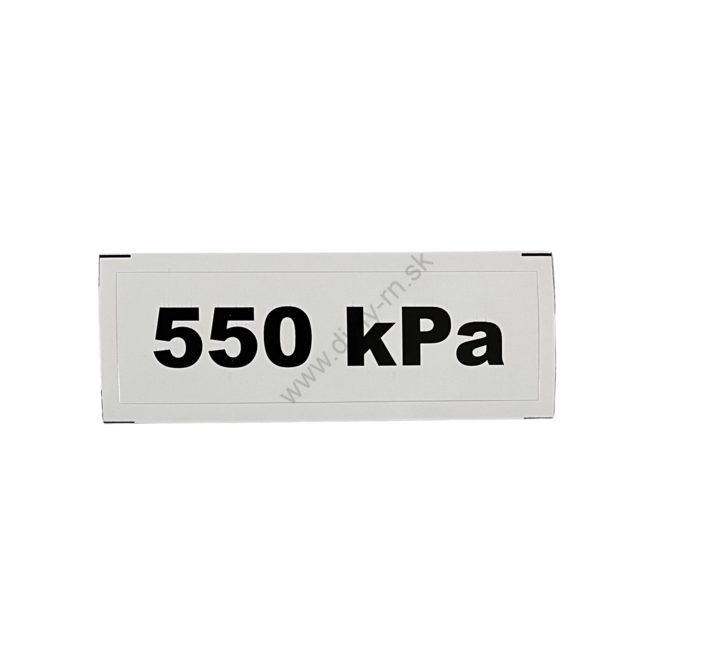 Označenie kPa 550