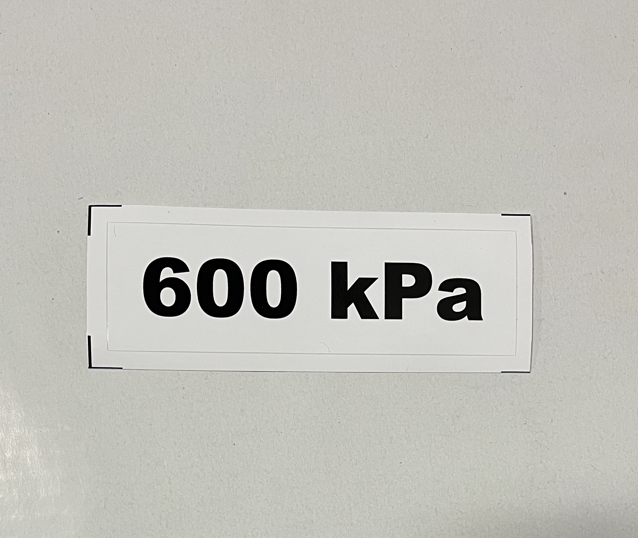 Označenie kPa 600