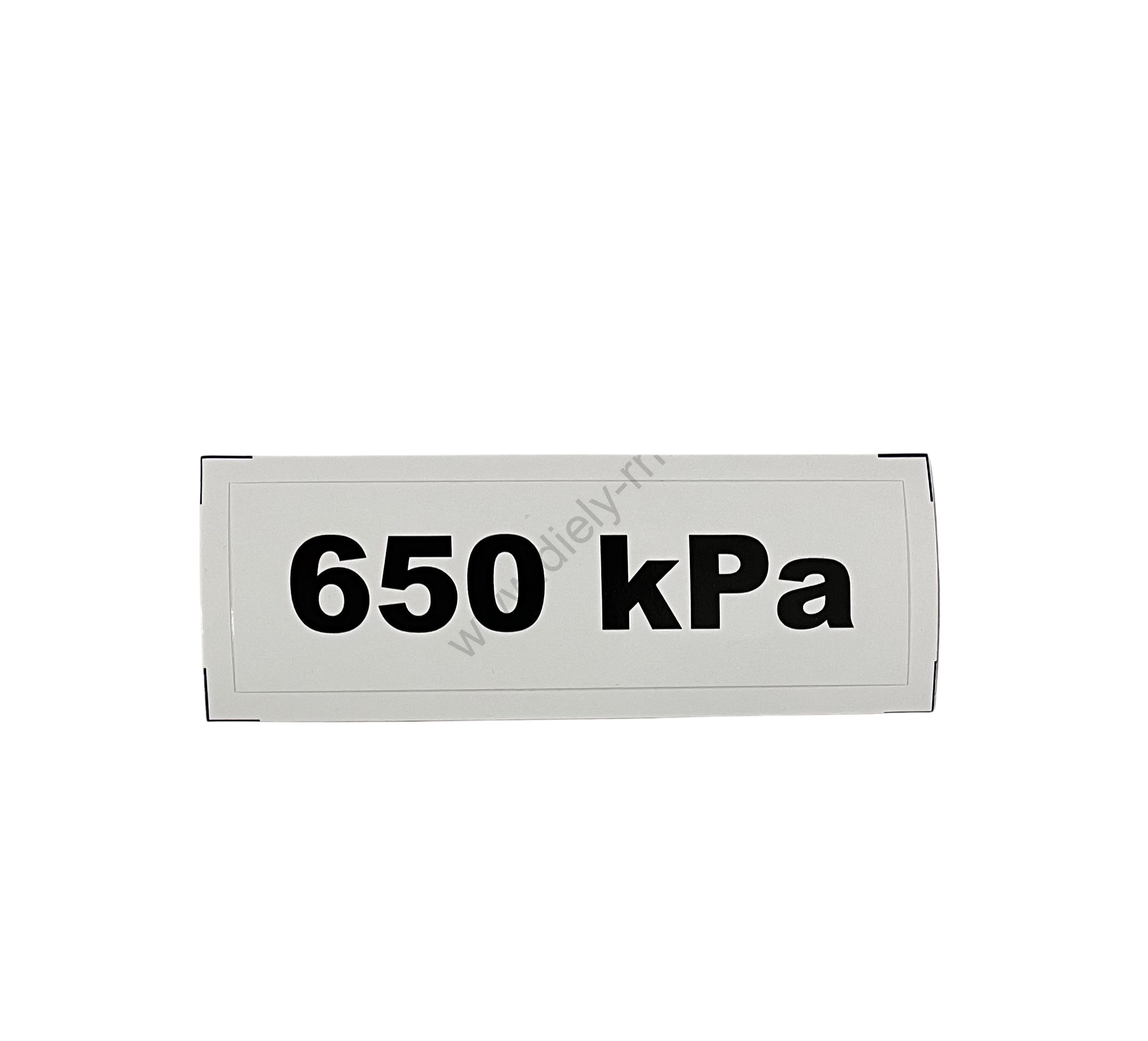 Označenie kPa 650