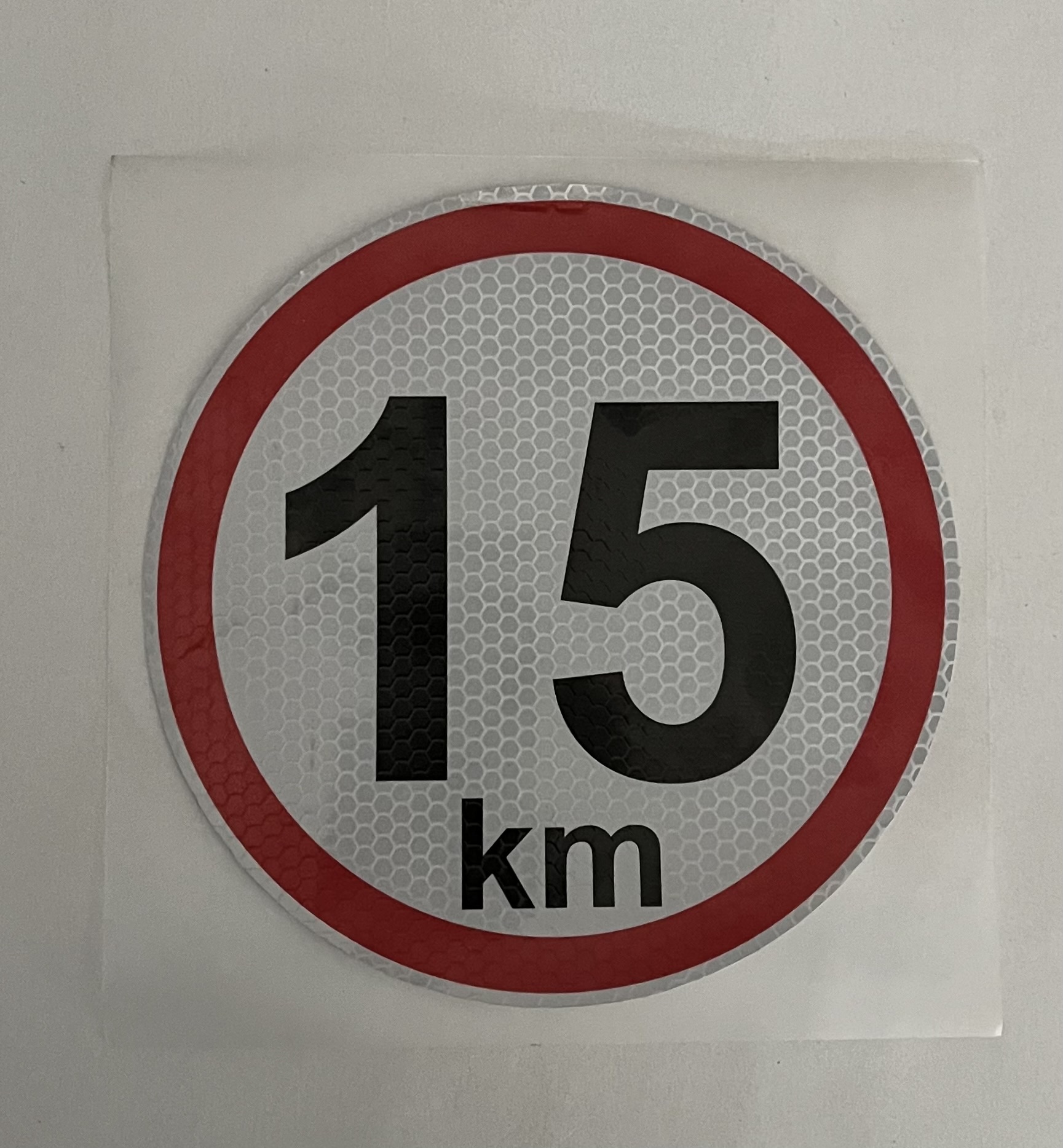 Označenie rýchlosti 15km/h 