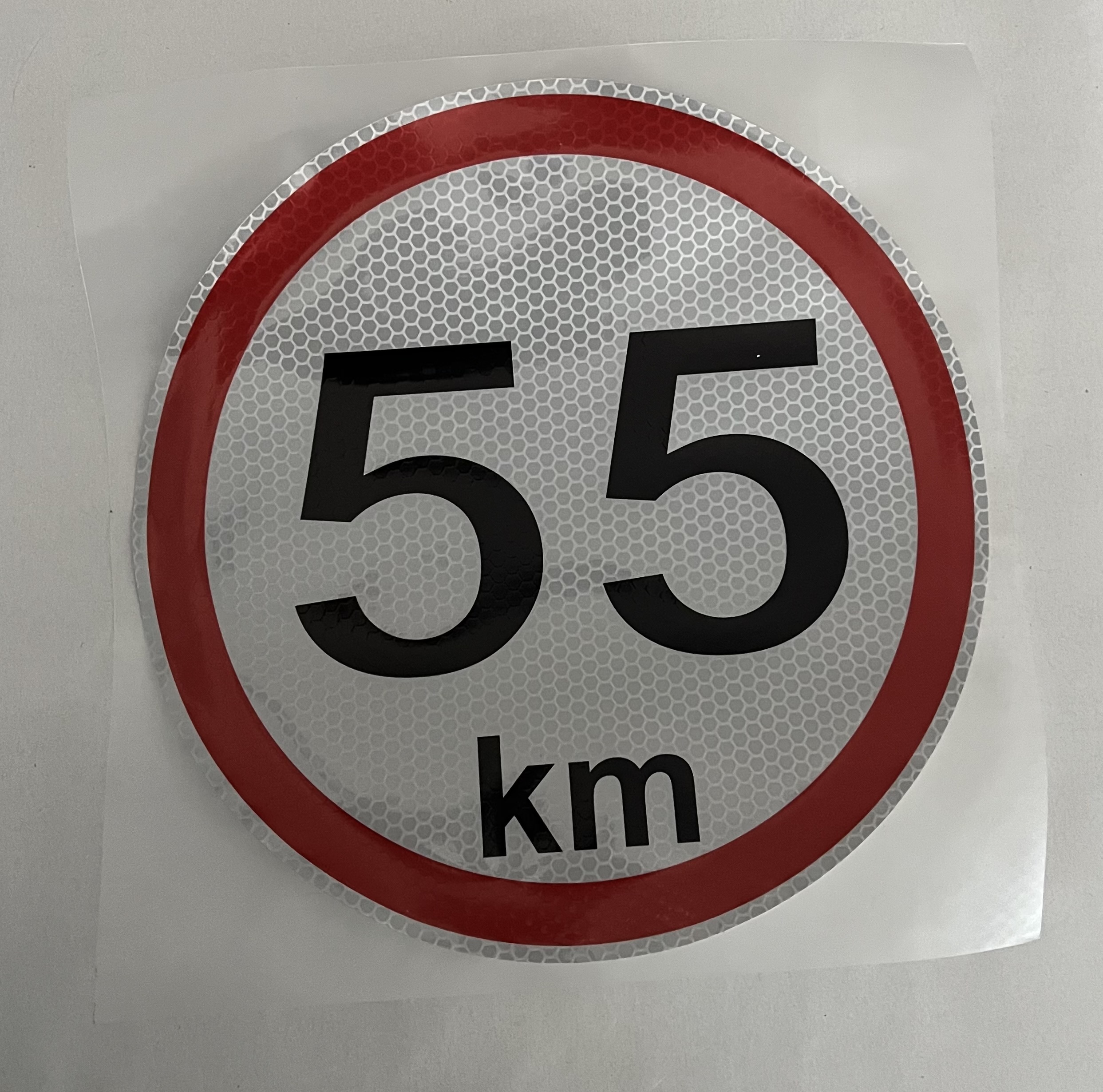 Označenie rýchlosti 55km/h