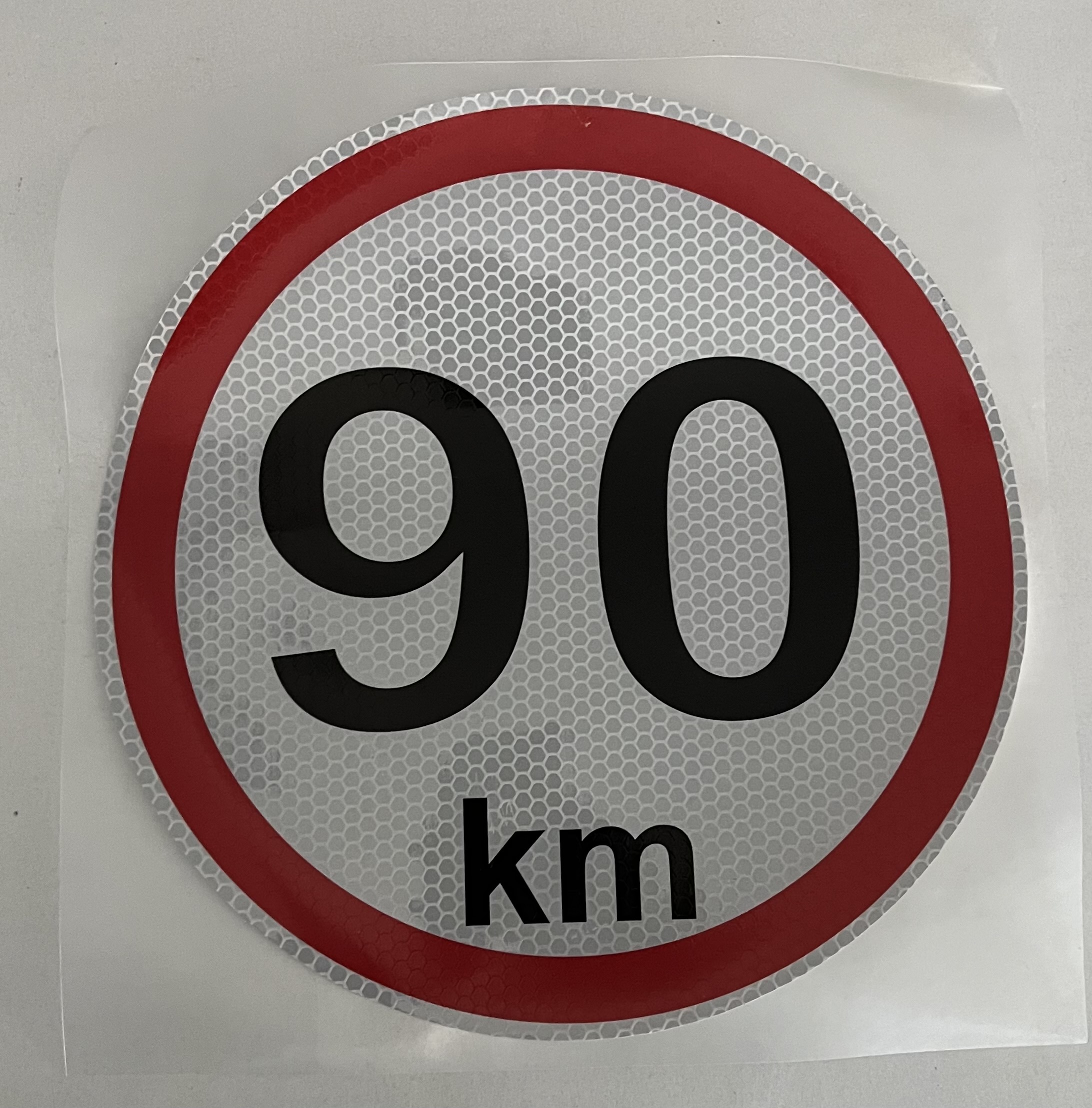 Označenie rýchlosti 90km/h 