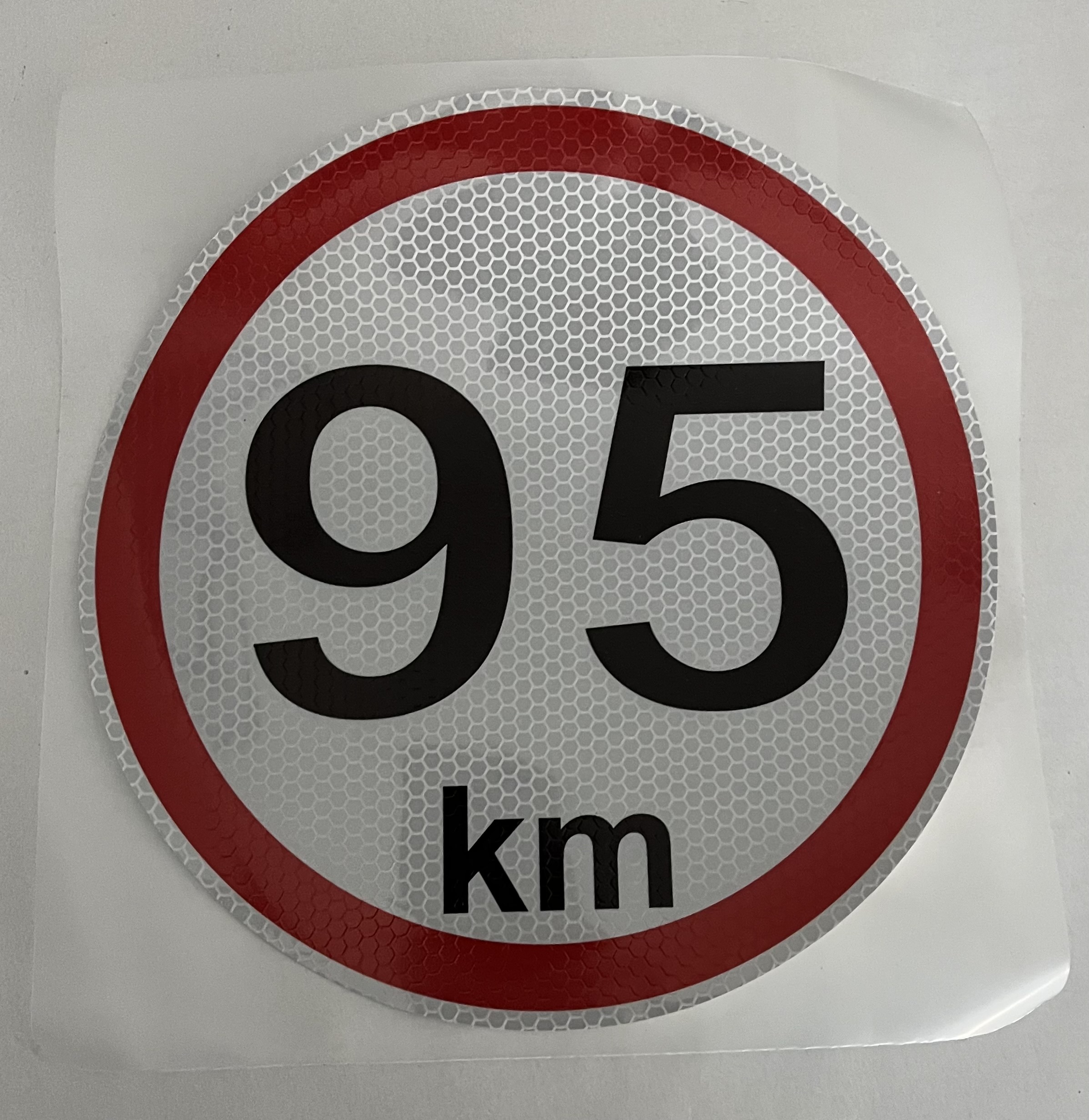 Označenie rýchlosti 95 km/h