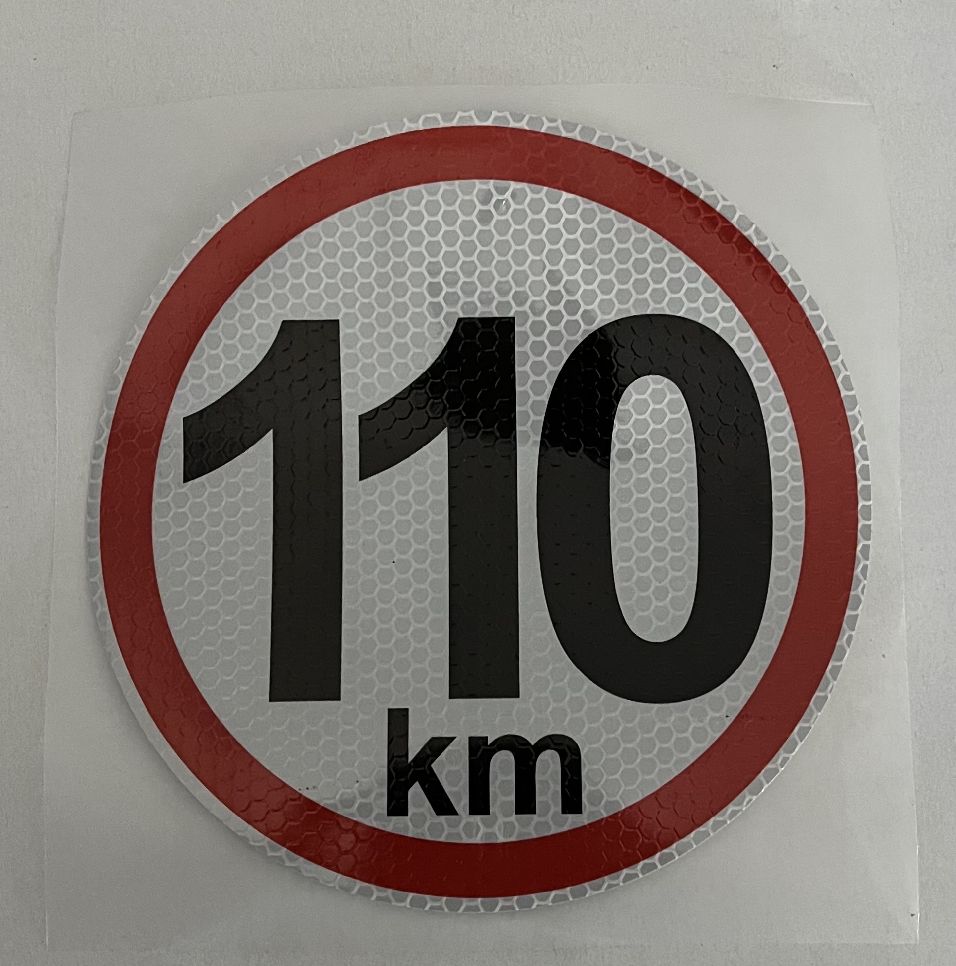 Označenie rýchlosti 110km/h