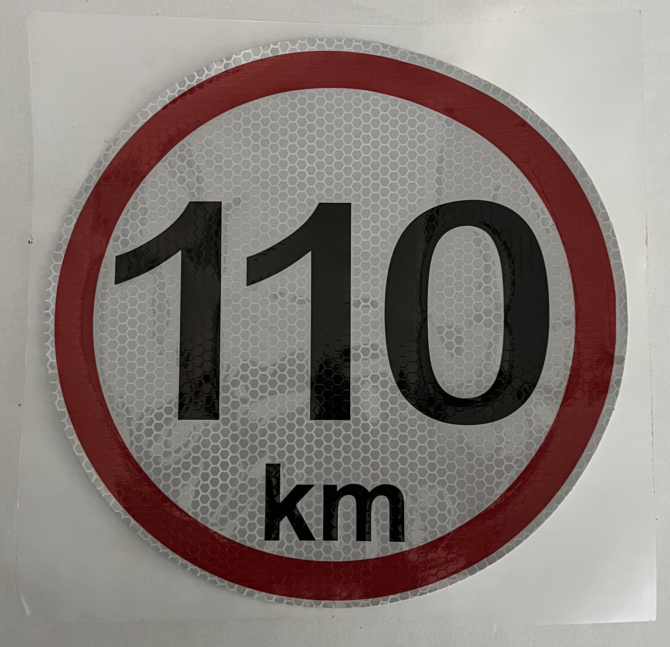 Označenie rýchlosti 110km/h