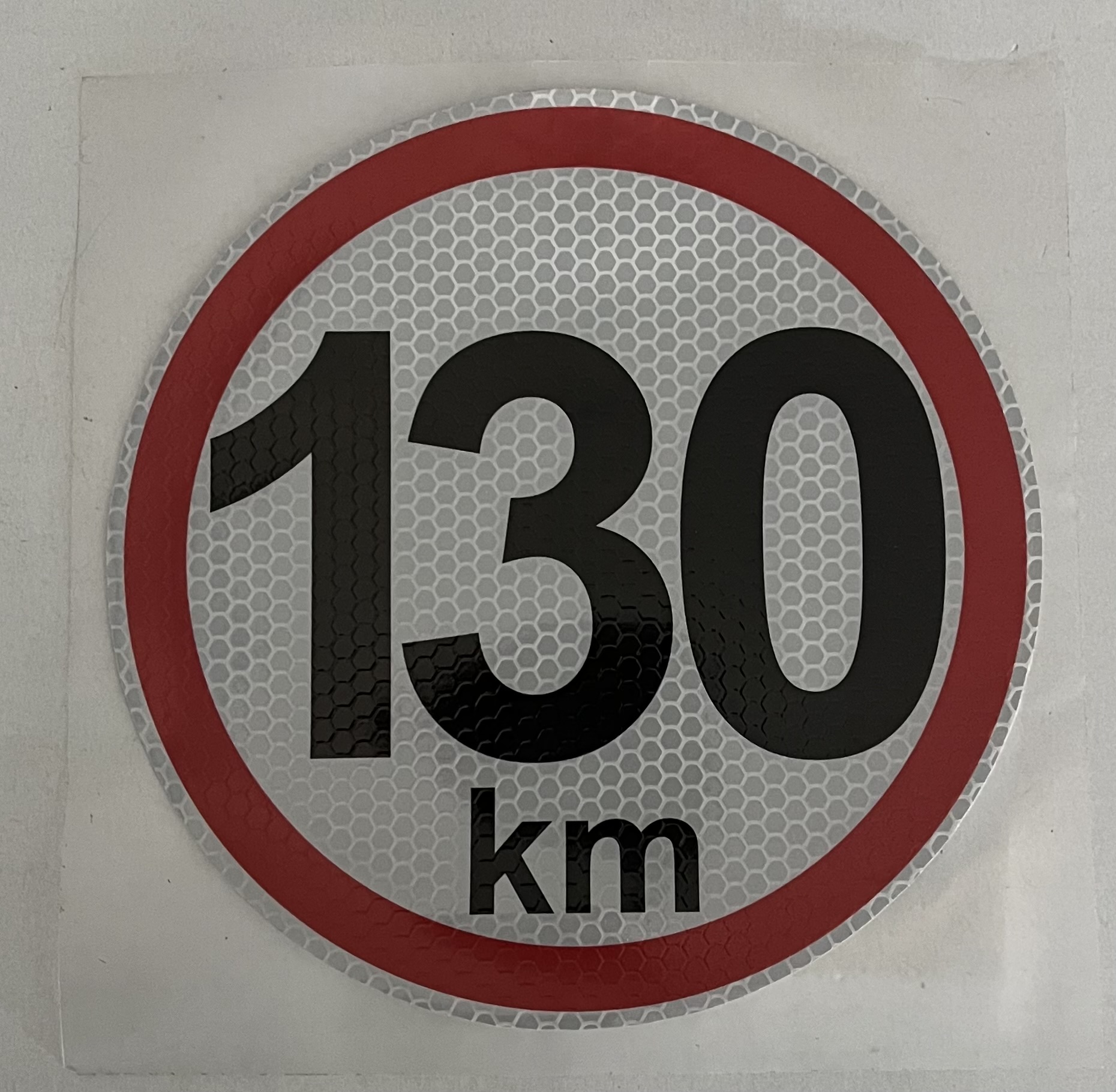 Označenie rýchlosti 130km/h 